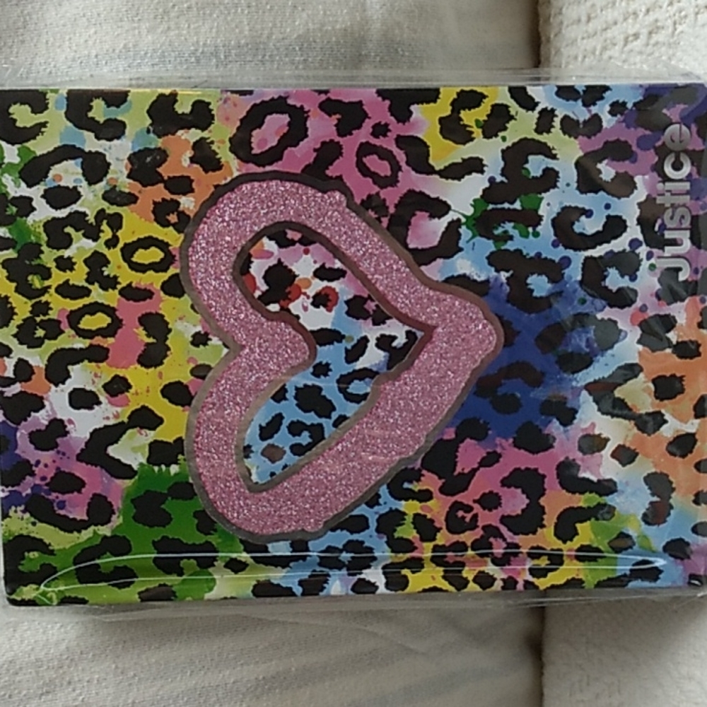 Justice 96 Sheets Journal 5 x 7 inches in Animal Print w Rainbow Colors